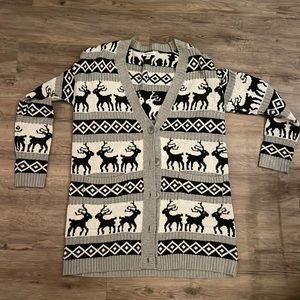 Westport Reindeer Pocket Cardigan